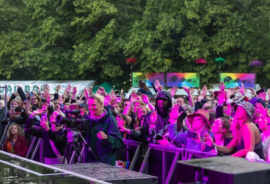 <p>Crowds go wild for Blue at Haslemere Fringe Festival 2024 PIC: Jo Martin, WildTrack Photography</p>