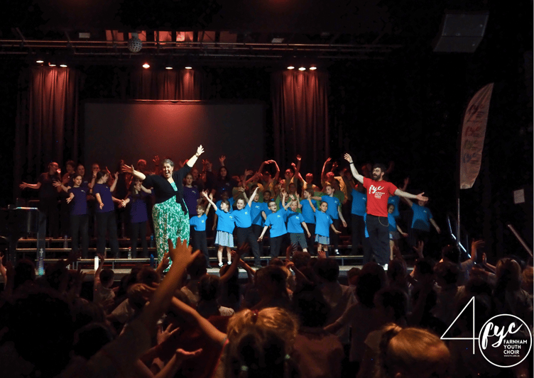 Farnham Youth Choir Singing Spree, Farnham Maltings, June 21st 2024.