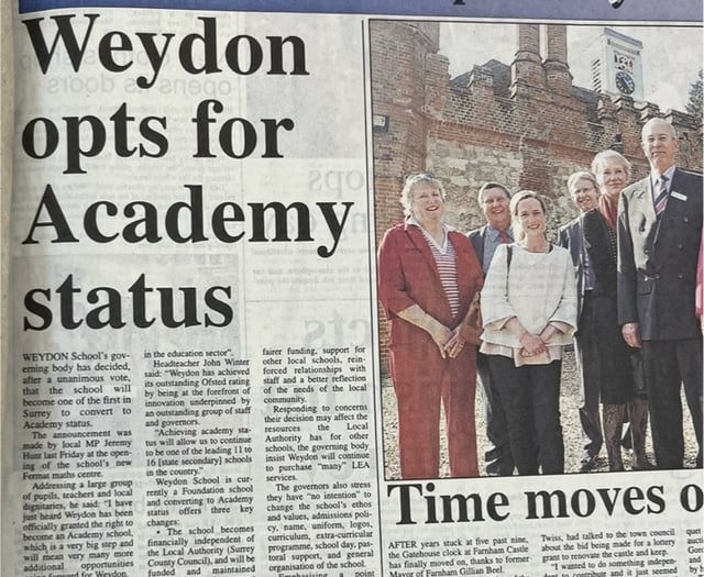 Weydon School's role in transforming local education

