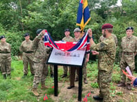 Board dedicated to Liss 'spy school' unveiled near station