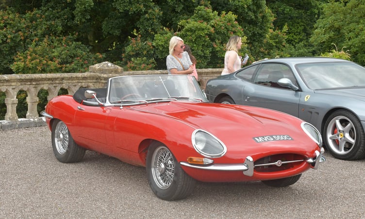 Classic cars were on show in the church fete in Holcombe Rogus at the weekend. PHOTO: Alain Lockyer.