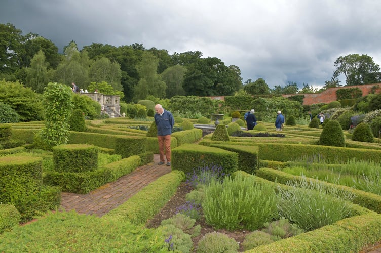 The landscaped gardens of Holcombe Court were an attraction for people attending the annual church fete on Saturday. PHOTO: Alain Lockyer.