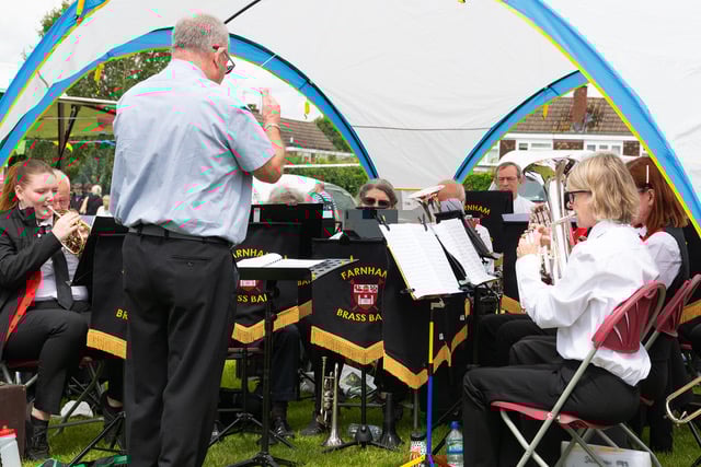 Farnham Brass Band at Wrecclesham Fete