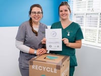 Vets win prizes as practice awarded green accolade