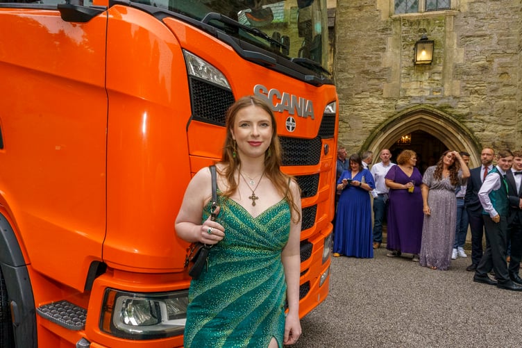 Trucking up at the Roseland Academy Leavers' Prom