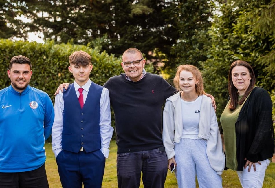 <p>The Cosser family: Adam, Charlie, Martin, Eloise and Tara</p>