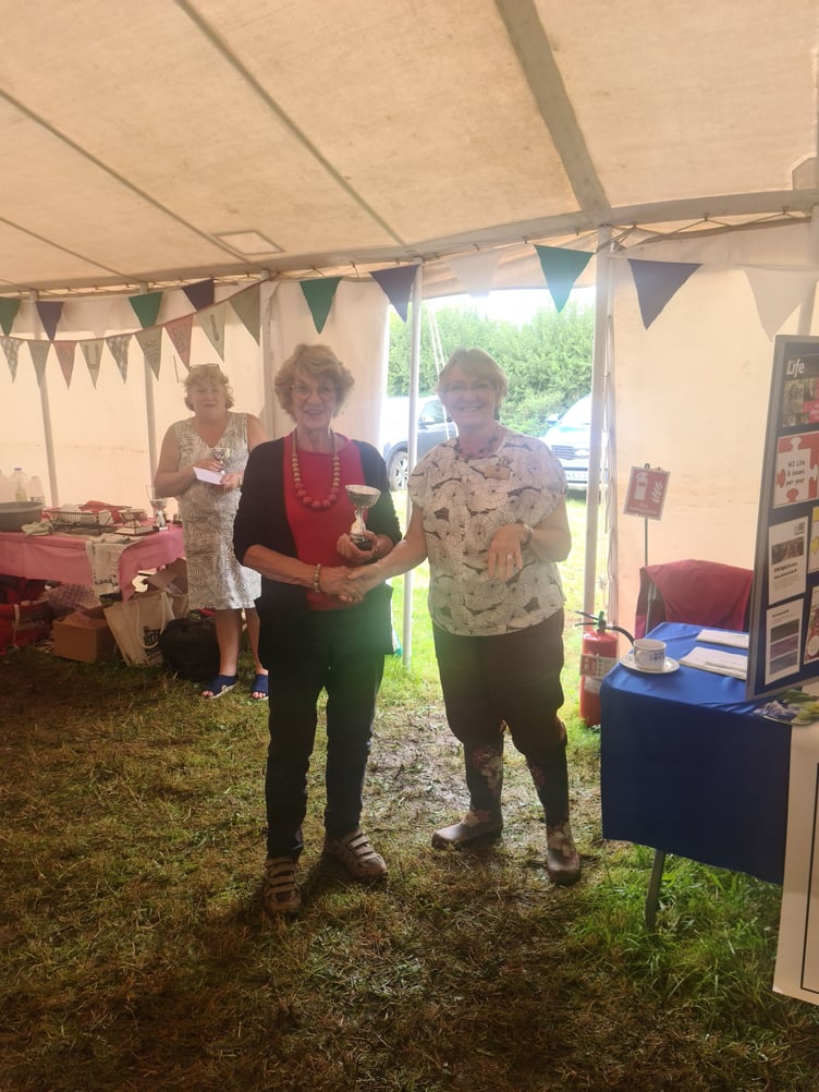 The cup for Best Cookery entry went to Kate Sibborn of Altarnun WI