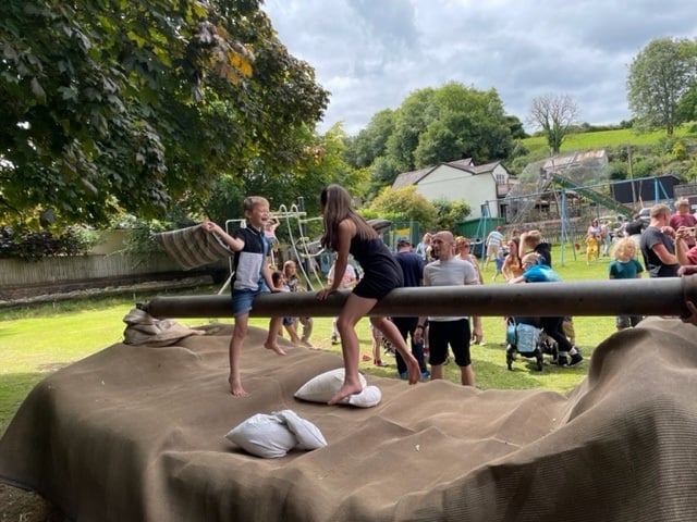Roadwater Fete saw some pillow fighting fun.