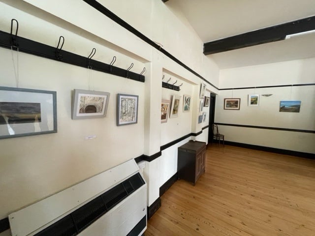 Some of the photographic entries in the Roadwater Fete produce show.