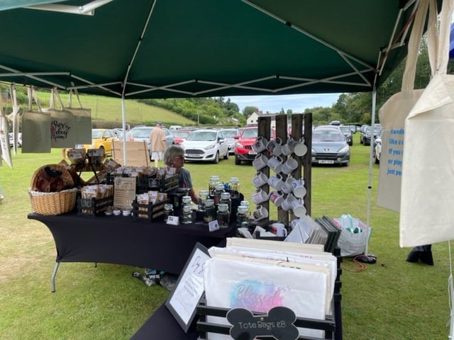 One of the many Roadwater Fete stalls.