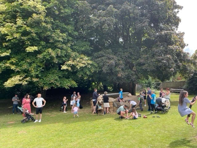 Fun for youngsters at Roadwater Fete.