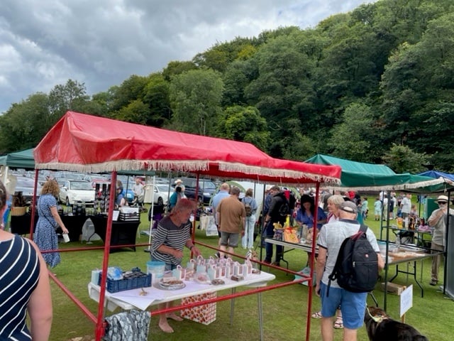 Stalls galore at Roadwater Fete.