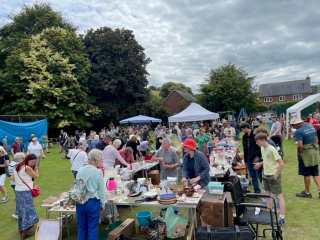 A whole variety of goods were being sold at Roadwater Fete.
