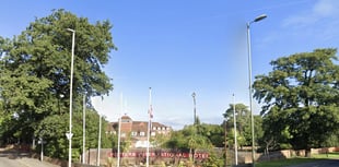 Protest at international hotel in Aldershot 