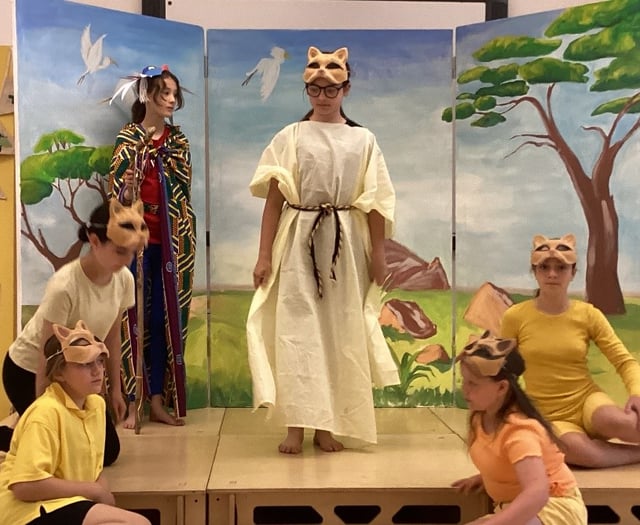 Selborne pupils feel the love with Lion King curtain closer