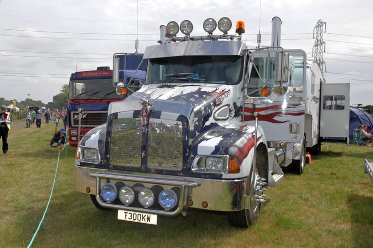 Keep on trucking', another of our American friends, over here for the WSRA steam and vintage rally. PHOTO: Alain Lockyer.