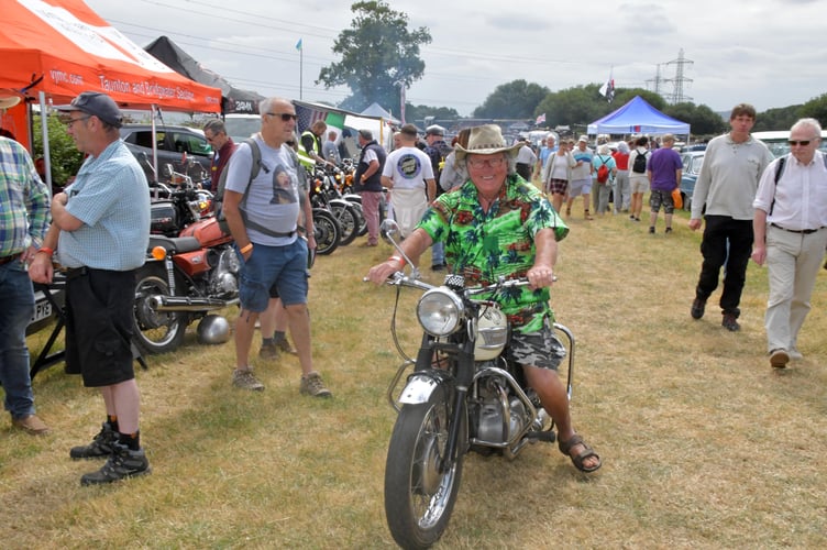 A biker's paradise at the WSRA steam and vintage rally. PHOTO: Alain Locker.