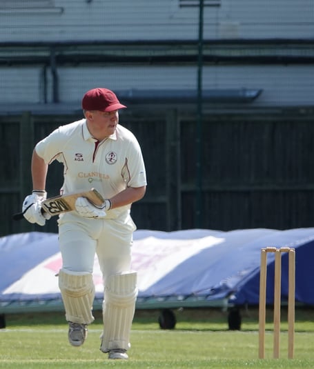 Alex Andrews scored 124 not out for Clanfield against Petersfield's second team