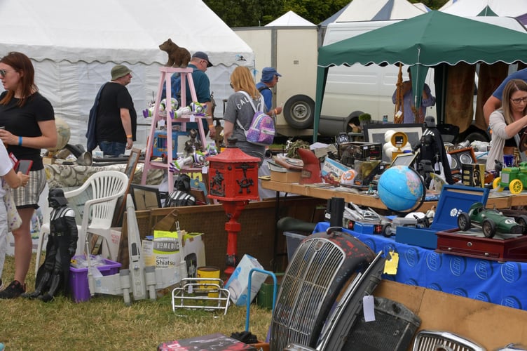 There was a variety of side stalls at the WSRA steam and vintage rally. PHOTO: Alain Lockyer.