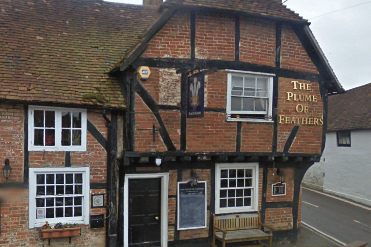 The Plume of Feathers in the centre of Crondall