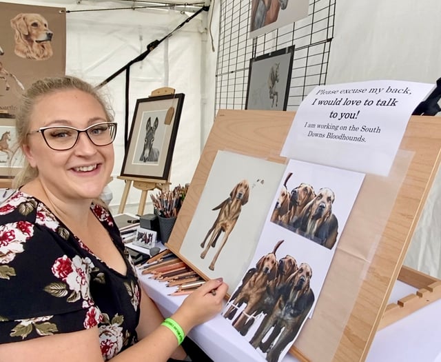 South Downs Show VIDEO: Art by Evelyn Gibbs