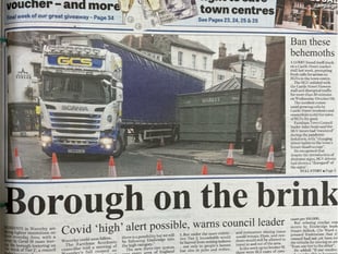 'Borough on brink' - do you remember the 'local lockdowns' of 2020?
