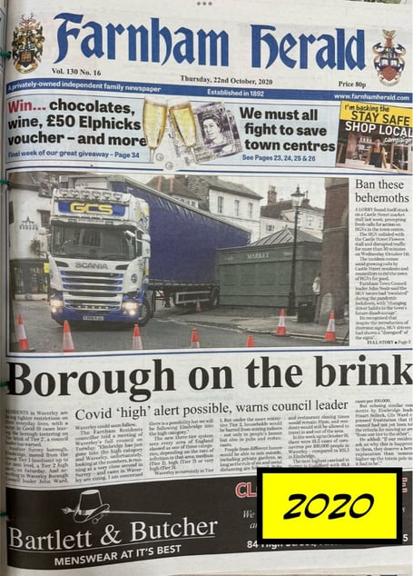 October 2020 Herald front page