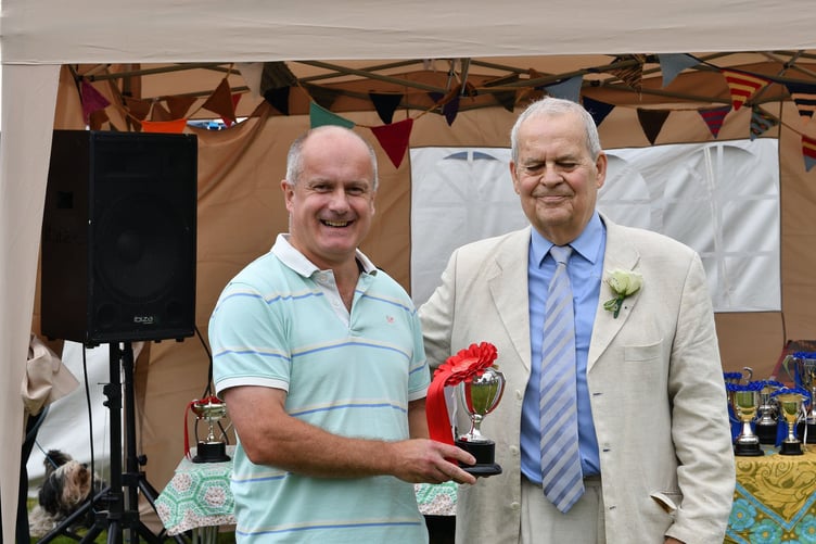 Stoke Climsland Show 2024 prize giving. (Picture: Rob Stewart)