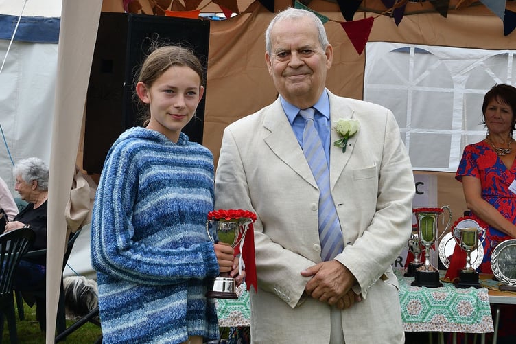 Stoke Climsland Show 2024 prize giving. (Picture: Rob Stewart)