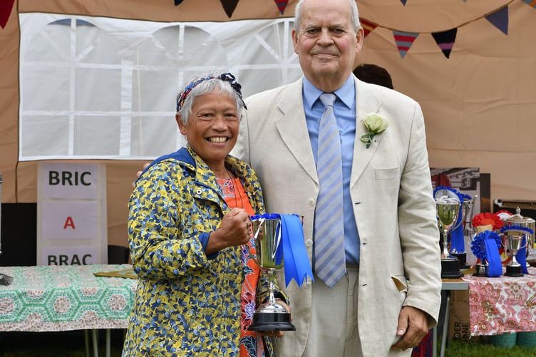 Stoke Climsland Show 2024 prize giving. (Picture: Rob Stewart)