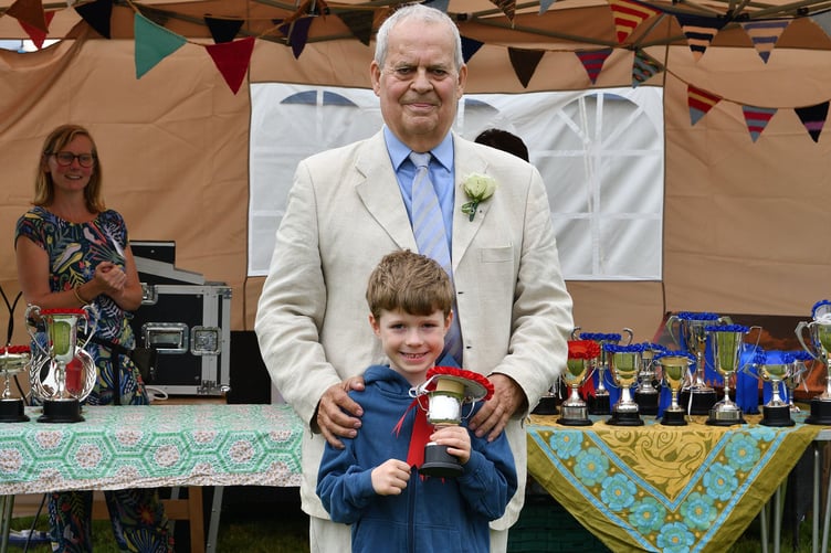 Stoke Climsland Show 2024 prize giving. (Picture: Rob Stewart)