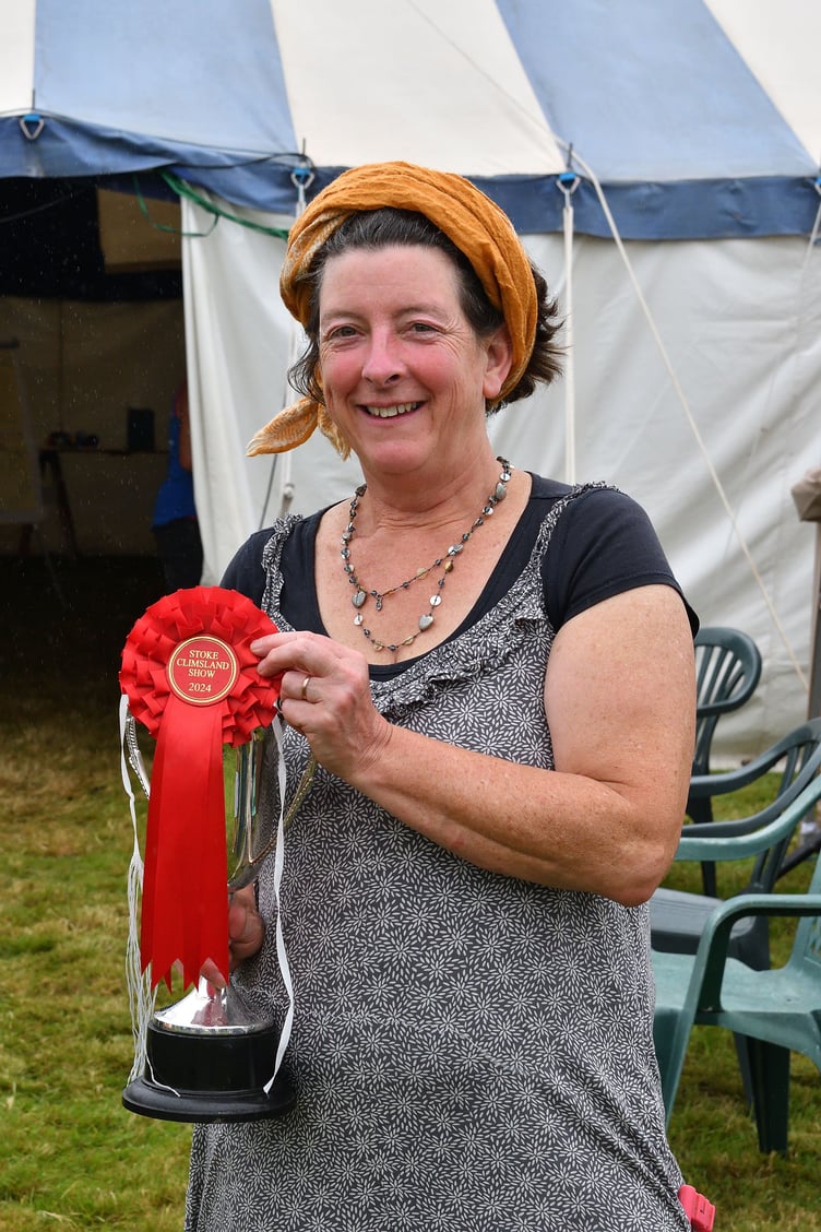 Stoke Climsland Show 2024 prize giving. (Picture: Rob Stewart)