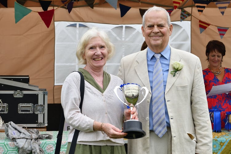 Stoke Climsland Show 2024 prize giving. (Picture: Rob Stewart)