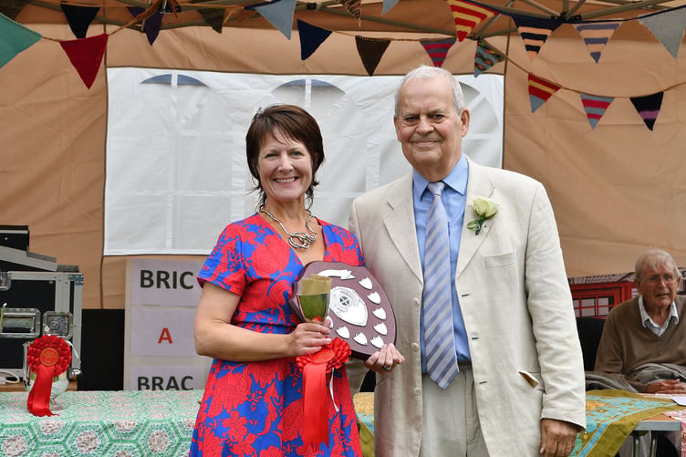 Stoke Climsland Show 2024 prize giving. (Picture: Rob Stewart)