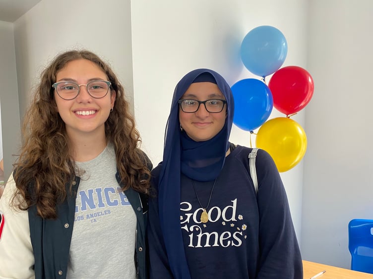 Penair School GCSEs: Margarita Kosmani & Hala Elabd