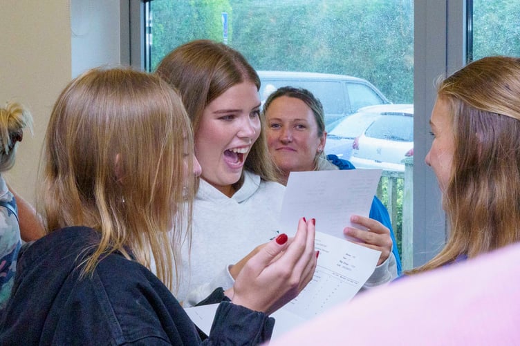 Celebrations all around as Roseland Academy students collect their results