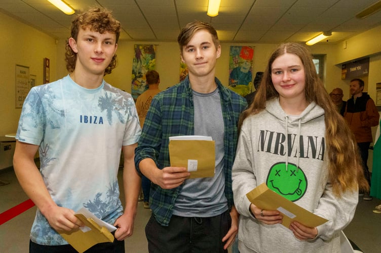 Luke Montague, Sam Taylor and Kayne Farrell were among the top ten achievers at the Roseland Academy.jpg