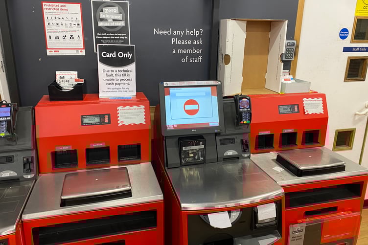Self service unavailable due to technical faults