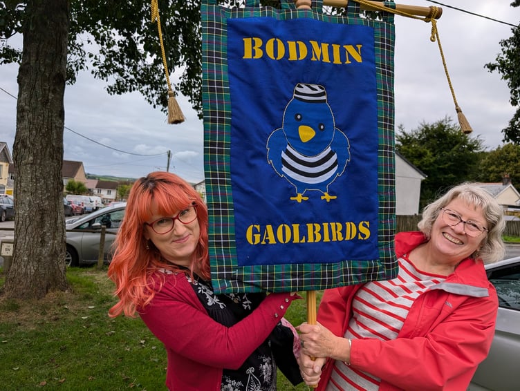 The Bodmin Gaolbirds WI group joined in the fun