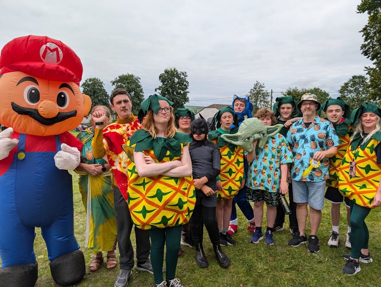 Some of the parade from Equally Abled, a support and social group for individuals with additional needs celebrating their award prior to the parade. (Picture: Aaron Greenaway)