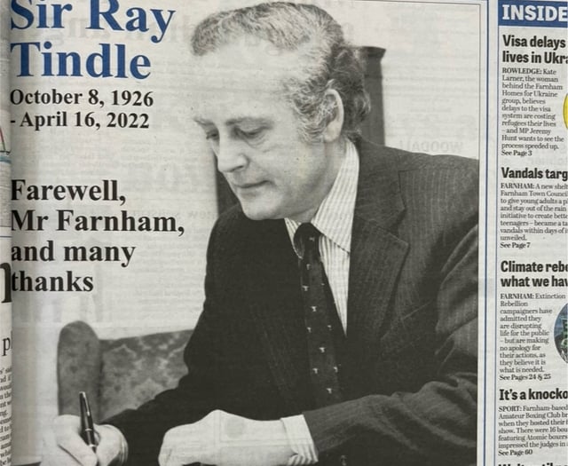 Remembering Sir Ray Tindle: Mr Farnham is a much-missed titan of media