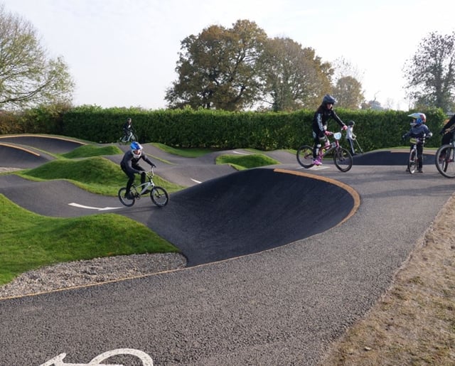 Wheels firmly turning on Upper Hale pump track as survey launched