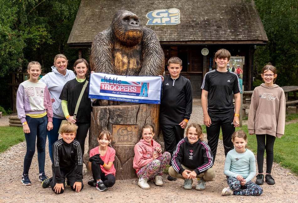 <p>Little Troopers brought 15 military children together for a day of team building and friendship making at Alice Holt</p>