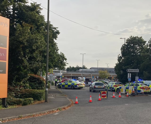 Woman airlifted to hospital after serious collision closes supermarket