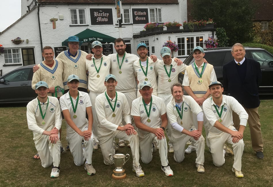<p>Last year’s I’Anson League Division One champions Tilford currently lie sixth in the table but they pipped Frensham on Saturday (Photo: Tilford Cricket Club).</p>