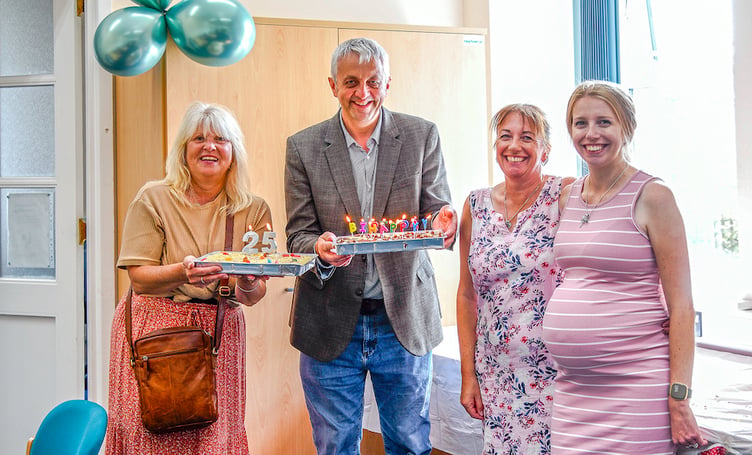 The special cakes made for the celebration event. Picture: Derek Williams