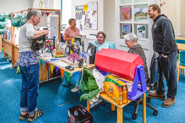 The St Dennis branch of Cancer Research raised £627 at the event. Picture: Derek Williams