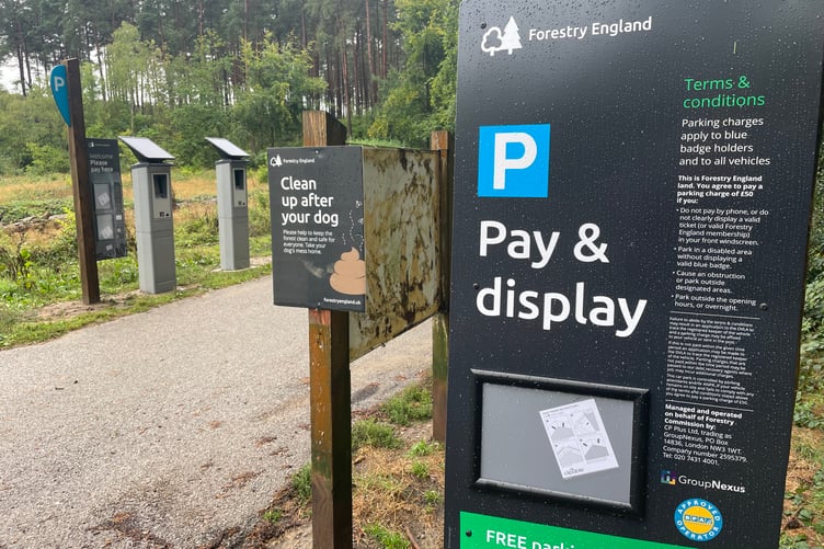 Forestry England Parking Charges