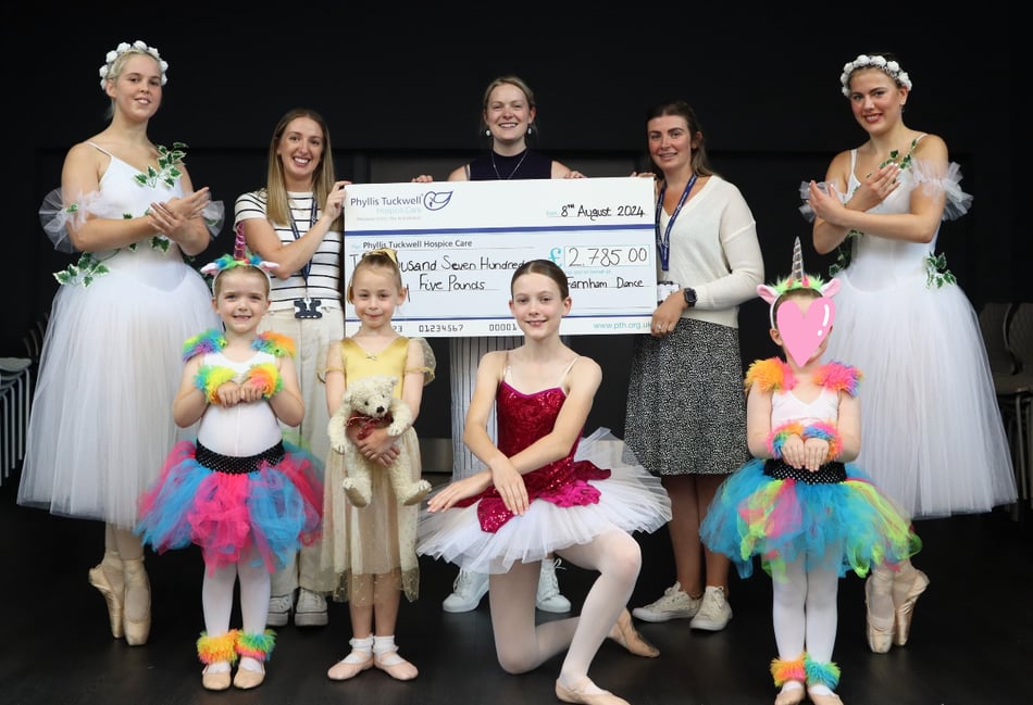 <p>Farnham Dance should take a bow as their “Dreamatorium” show has raised nearly £2,800 for Phylllis Tuckwell Hospice.</p>