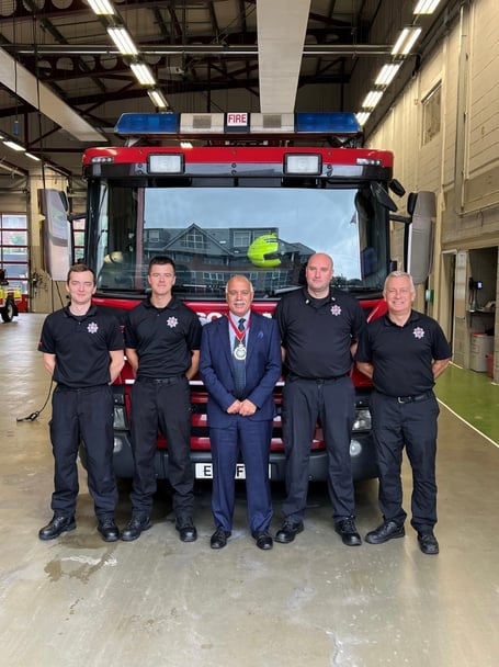 Surrey Fire and Rescue Service honour the work of emergency services